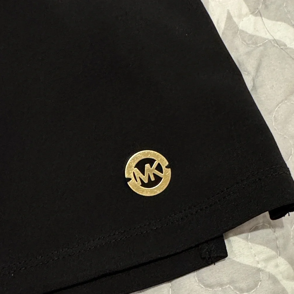 Michael Kors Black Short Sleeve Top